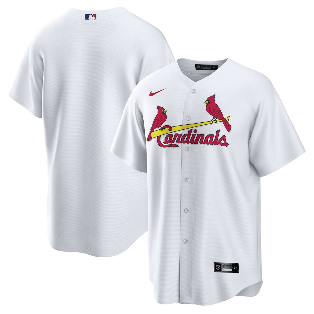 St. Louis Cardinals Nike White Home Replica Team Jersey product image 1, provided for visual reference and product detail