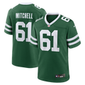 New York Jets Max Mitchell Nike Legacy Green Team Game Jersey product image 1, provided for visual reference and product