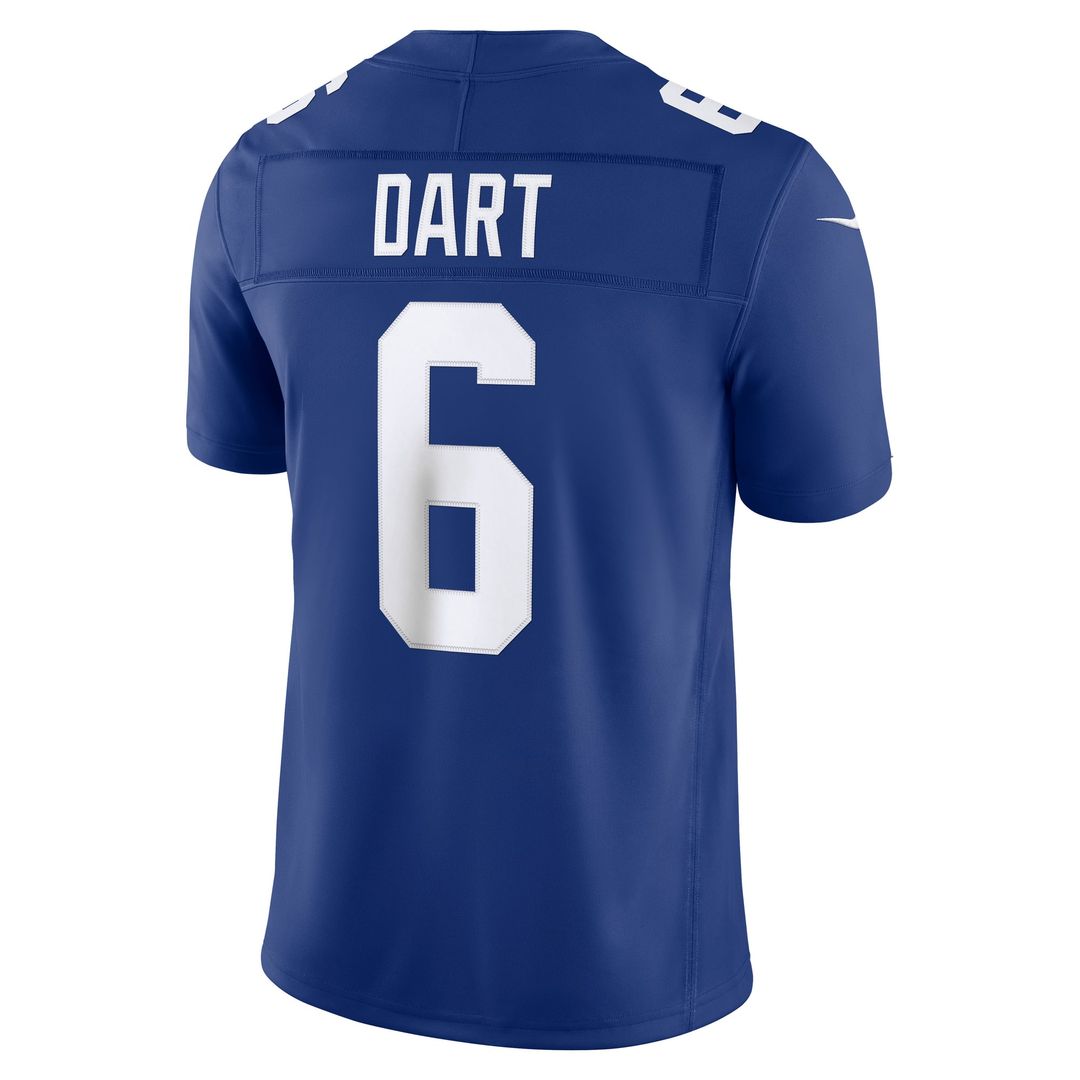 New York Giants Jaxson Dart Nike Royal Team Vapor F.U.S.E. Stitched Limited Jersey product image 3, provided for visual