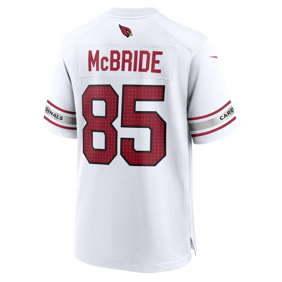 Arizona Cardinals Trey McBride Nike White Game Jersey product image 3, provided for visual reference and product detail