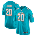 Miami Dolphins Jordyn Brooks Nike Aqua Game Jersey product image 1, provided for visual reference and product detail review