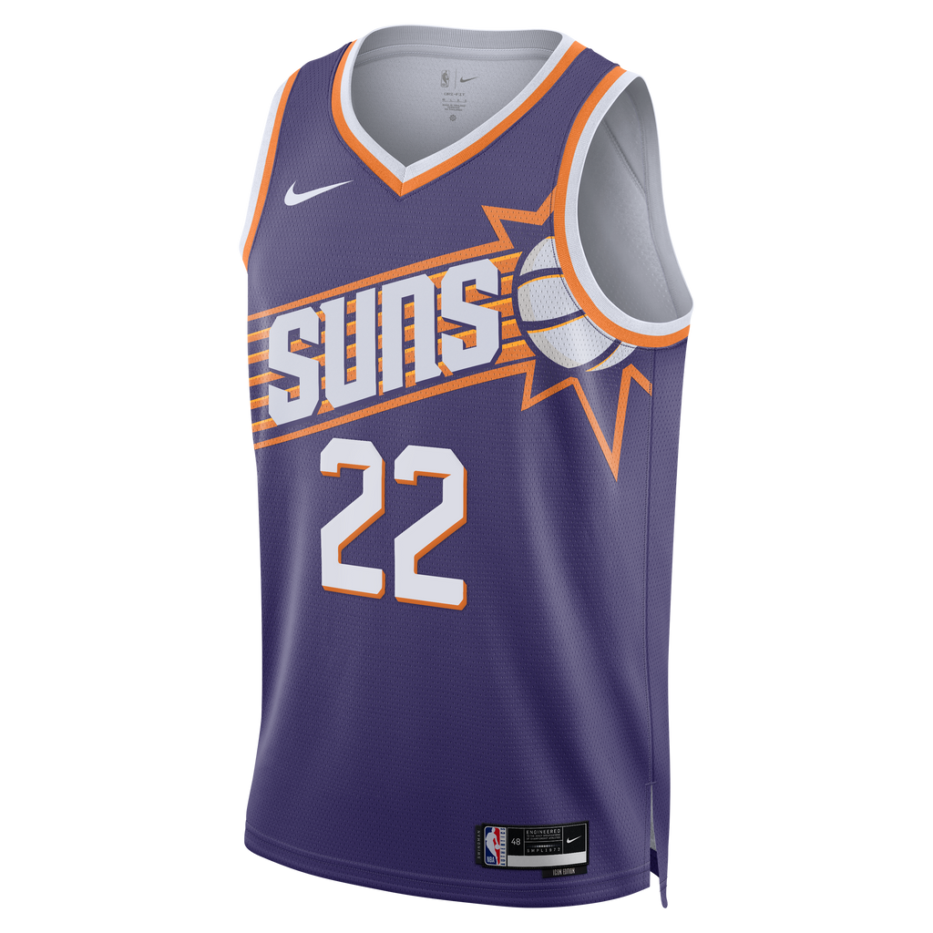 Phoenix Suns Nike Icon Edition Swingman Jersey - Purple - Miles Bridges - Unisex product image 3, provided for visual