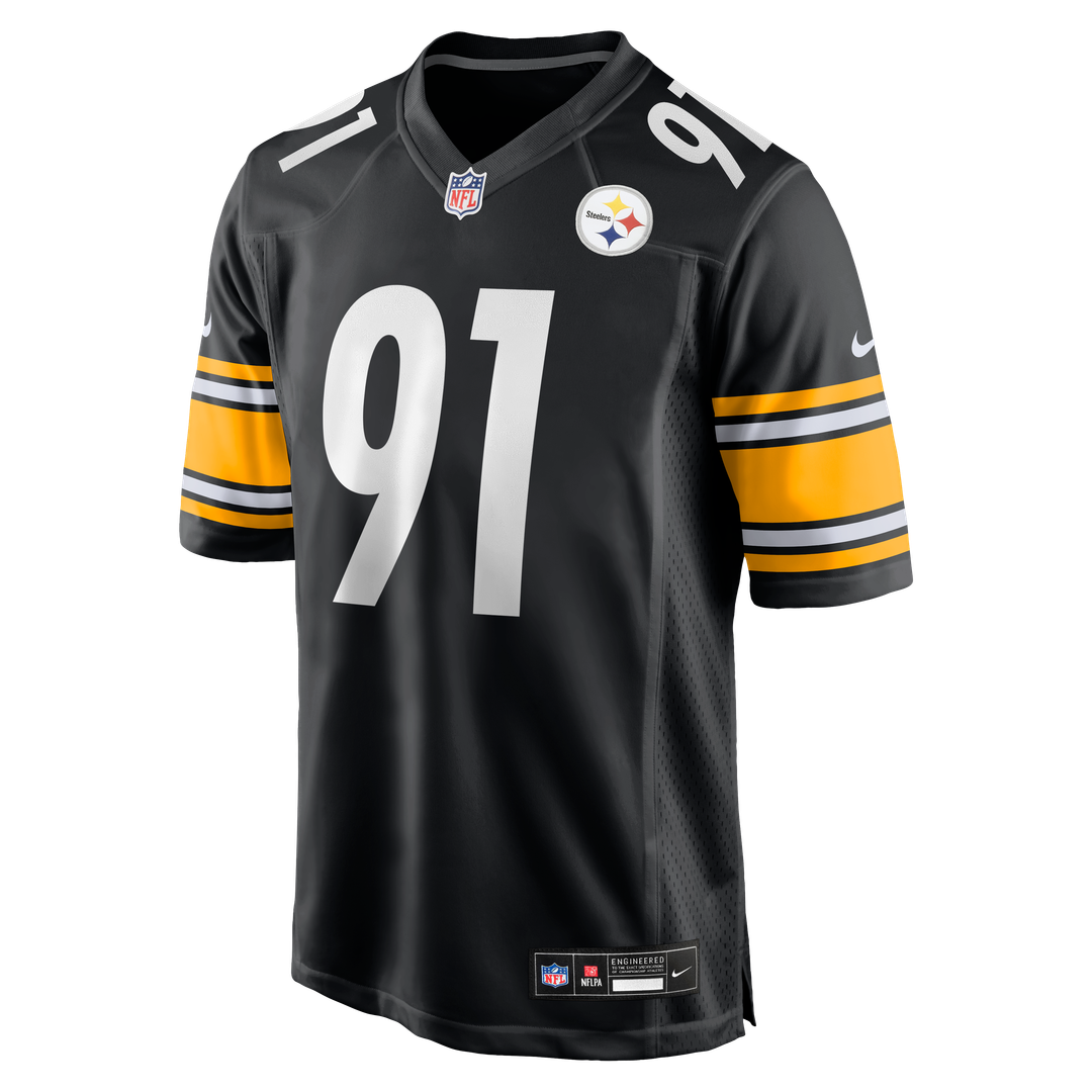 Pittsburgh Steelers Logan Lee Nike Black Game Jersey product image 2, provided for visual reference and product detail review
