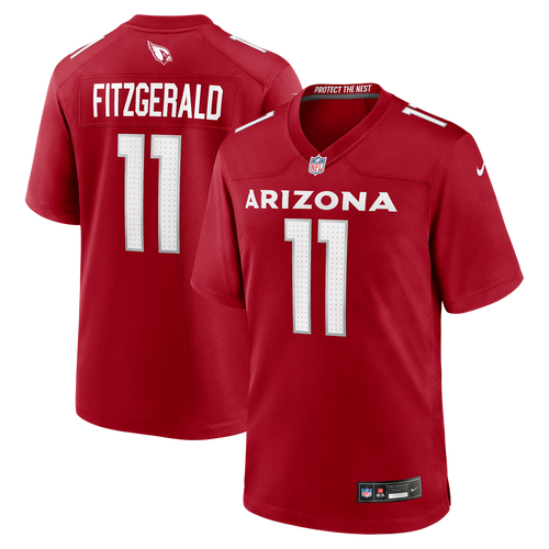 Arizona Cardinals Larry Fitzgerald Nike Cardinal Team Retired Game Jersey product image 1, provided for visual reference and