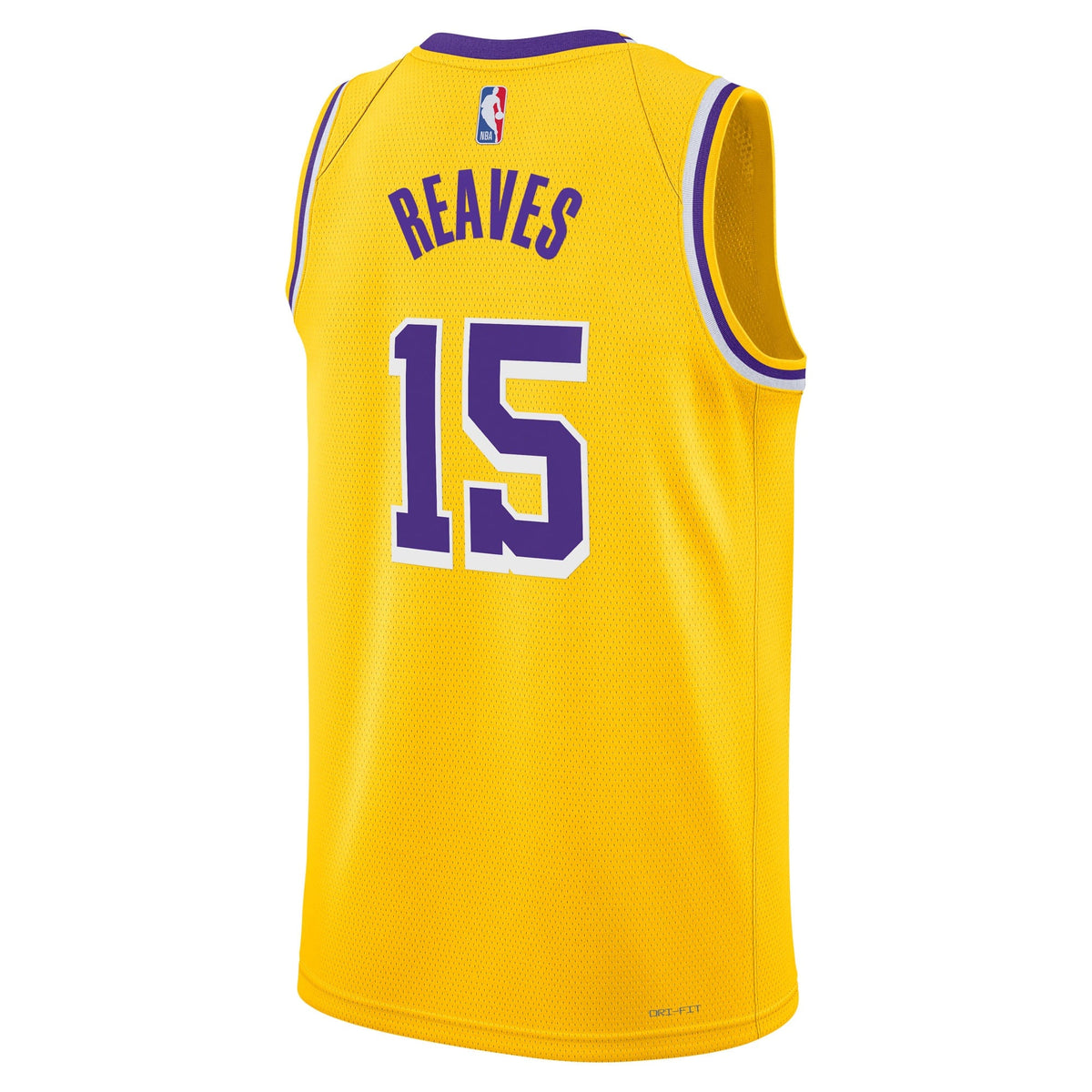 Los Angeles Lakers Nike Icon Edition Swingman Jersey - Gold - Austin Reaves - Youth product image 4, provided for visual