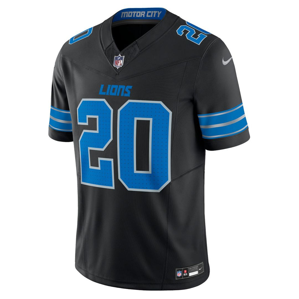 Detroit Lions Barry Sanders Nike Black 2nd Alternate Vapor F.U.S.E. Limited Jersey product image 5, provided for visual