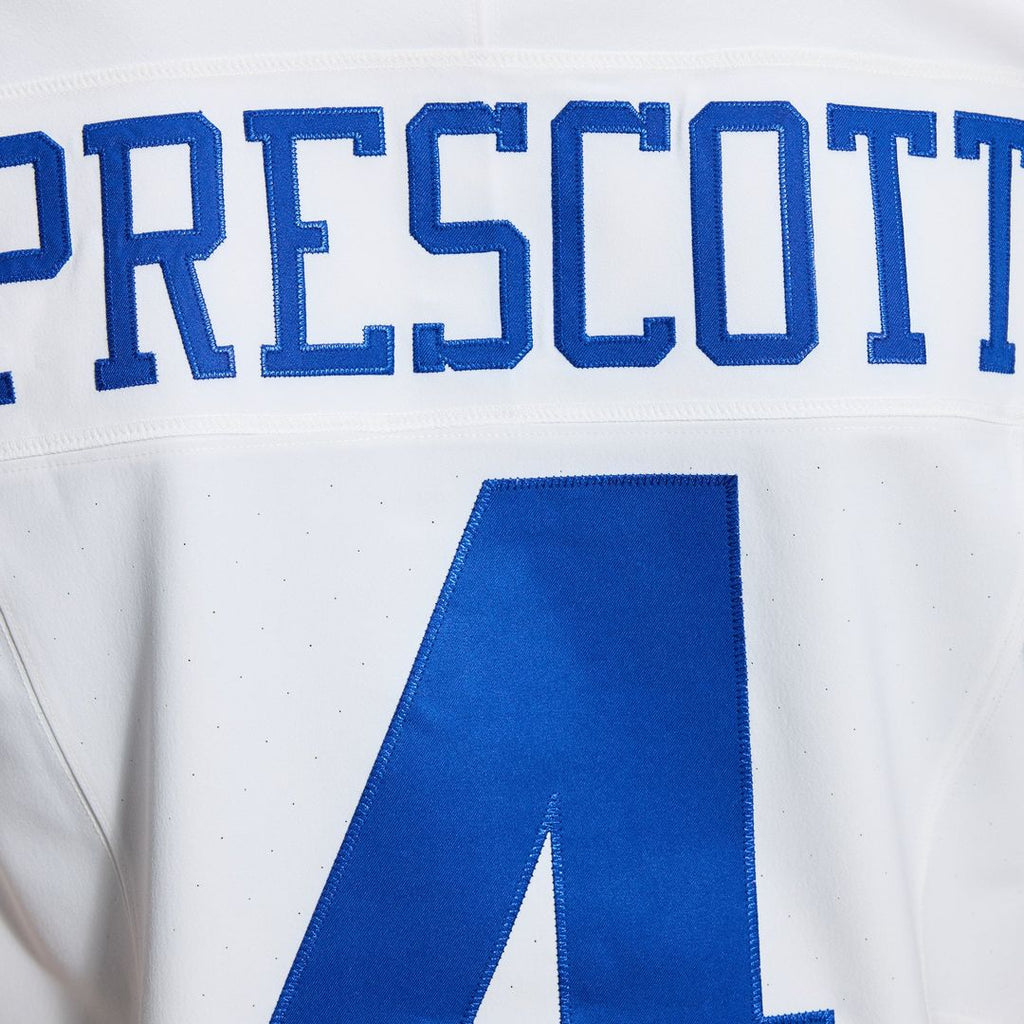 Dallas Cowboys Dak Prescott Nike White Vapor F.U.S.E. Elite Jersey product image 12, provided for visual reference and