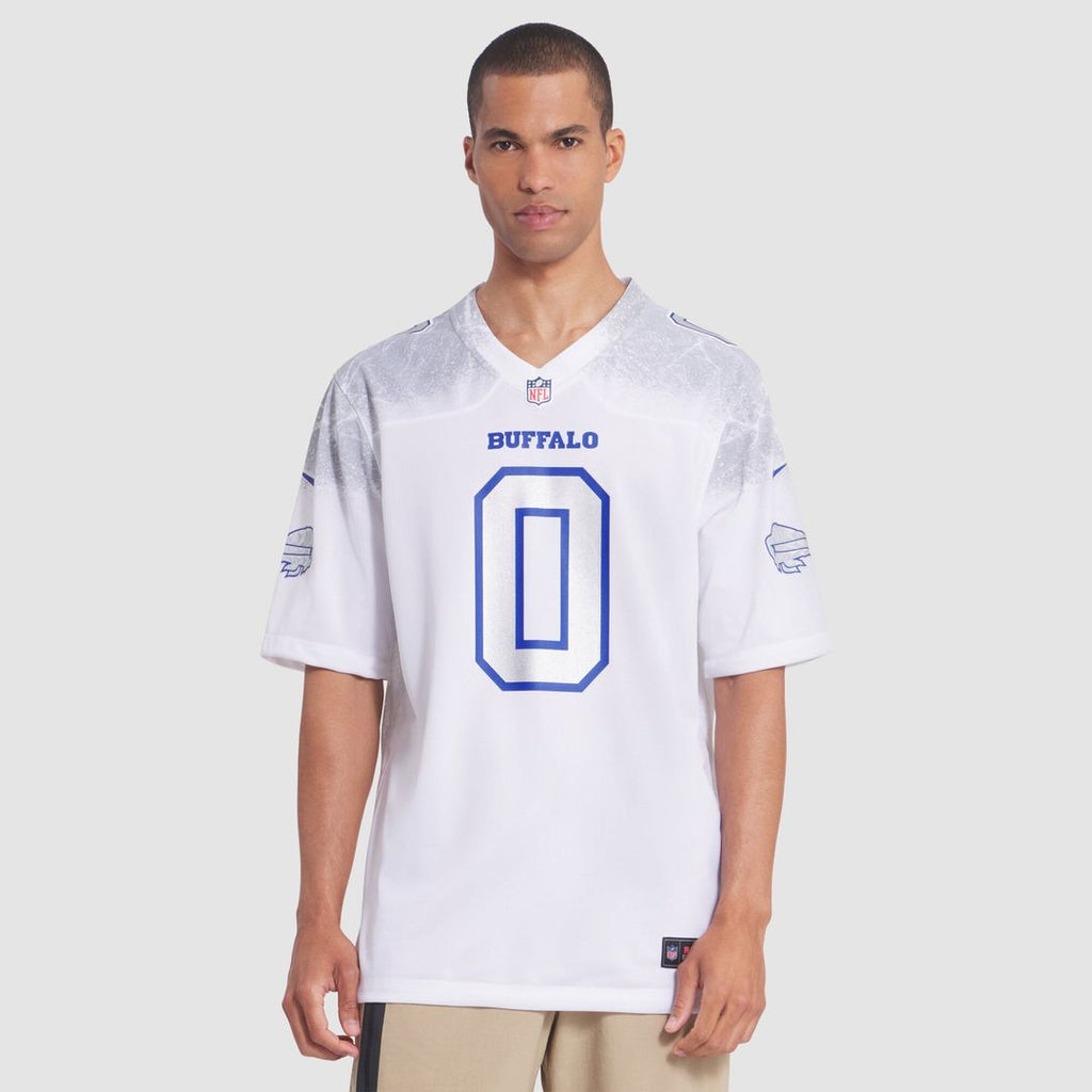 Buffalo Bills Keon Coleman Nike White Rivalries Collection Game Jersey product image 4, provided for visual reference and