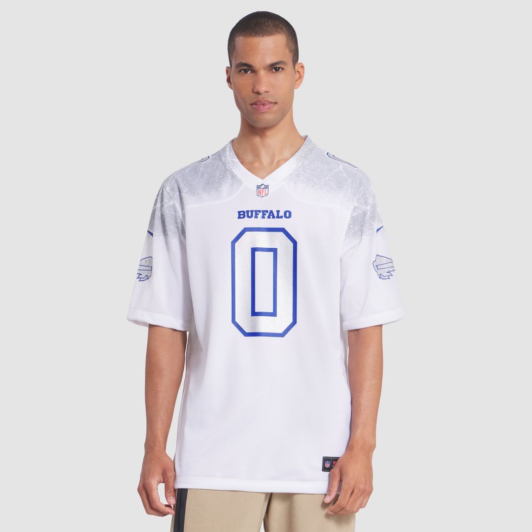 Buffalo Bills Keon Coleman Nike White Rivalries Collection Game Jersey product image 4, provided for visual reference and