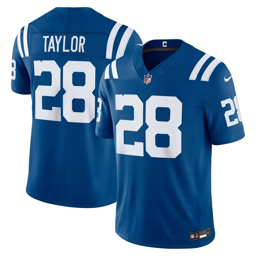 Indianapolis Colts Jonathan Taylor Nike White Vapor F.U.S.E. Stitched Limited Jersey product image 7, provided for visual