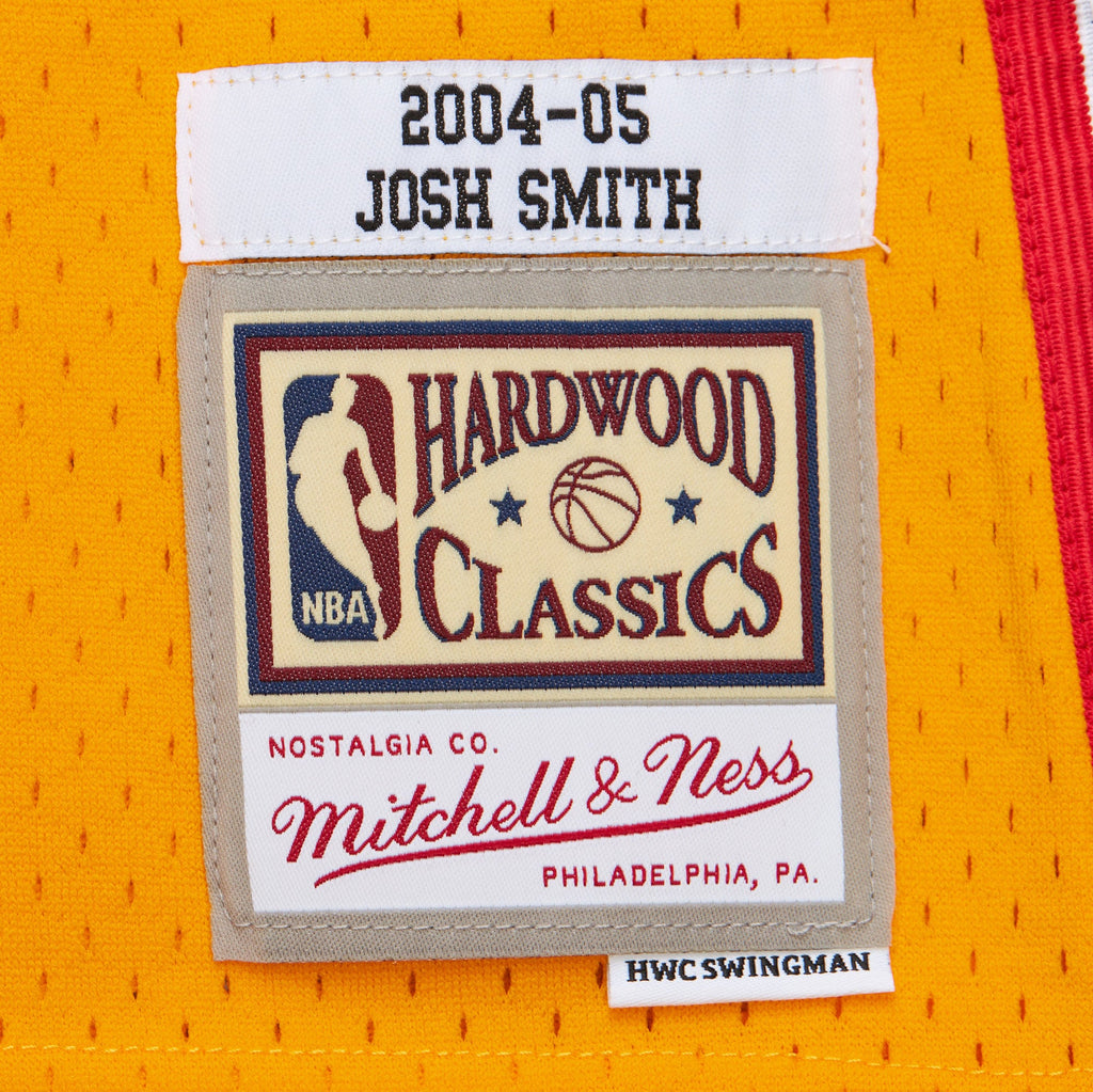 Atlanta Hawks Mitchell & Ness Josh Smith 2004 Alternate Authentic Jersey - Yellow product image 6, provided for visual