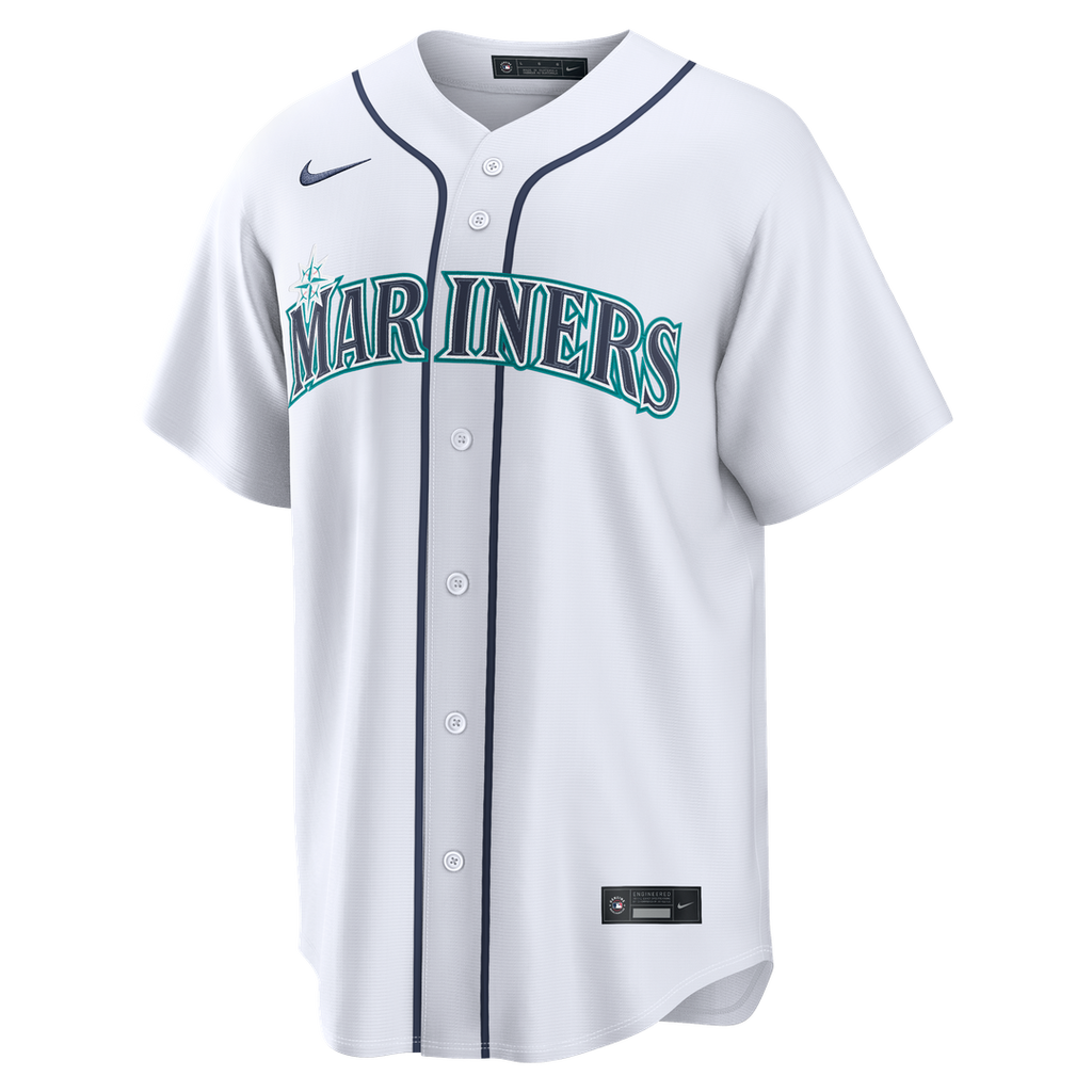 Seattle Mariners Kade Anderson Nike White Home Replica Jersey product image 3, provided for visual reference and product