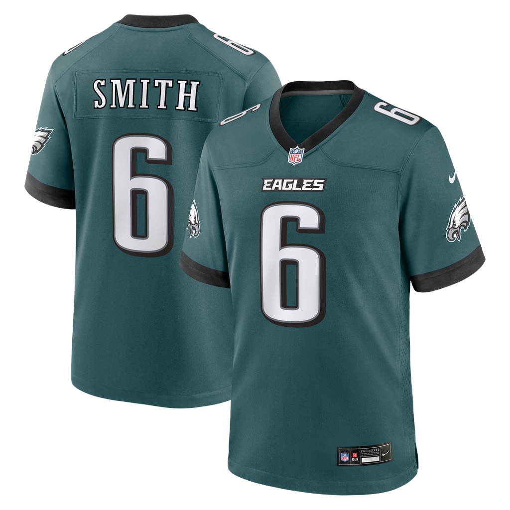 Philadelphia Eagles DeVonta Smith Nike White Game Jersey product image 10, provided for visual reference and product detail