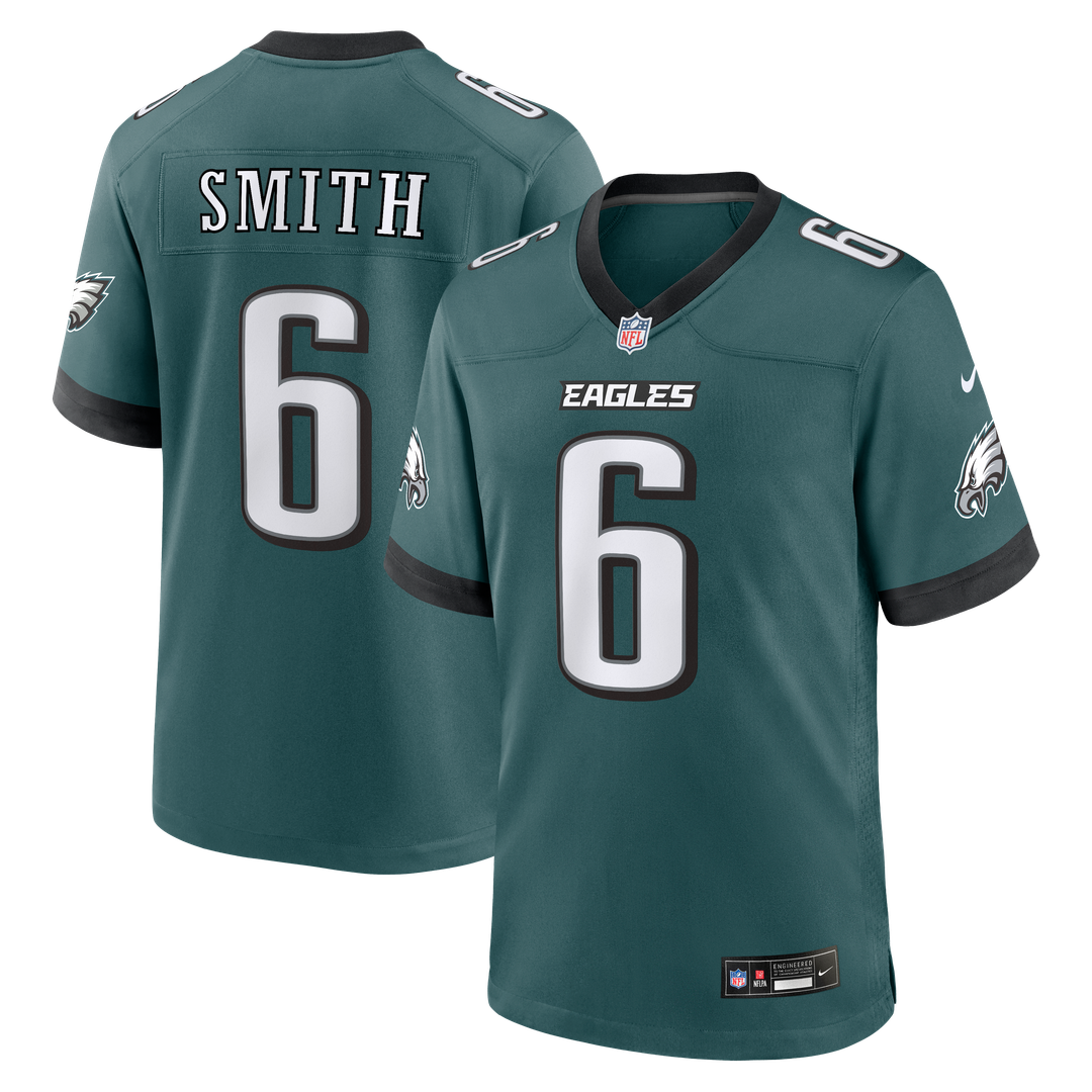 Philadelphia Eagles DeVonta Smith Nike White Game Jersey product image 10, provided for visual reference and product detail