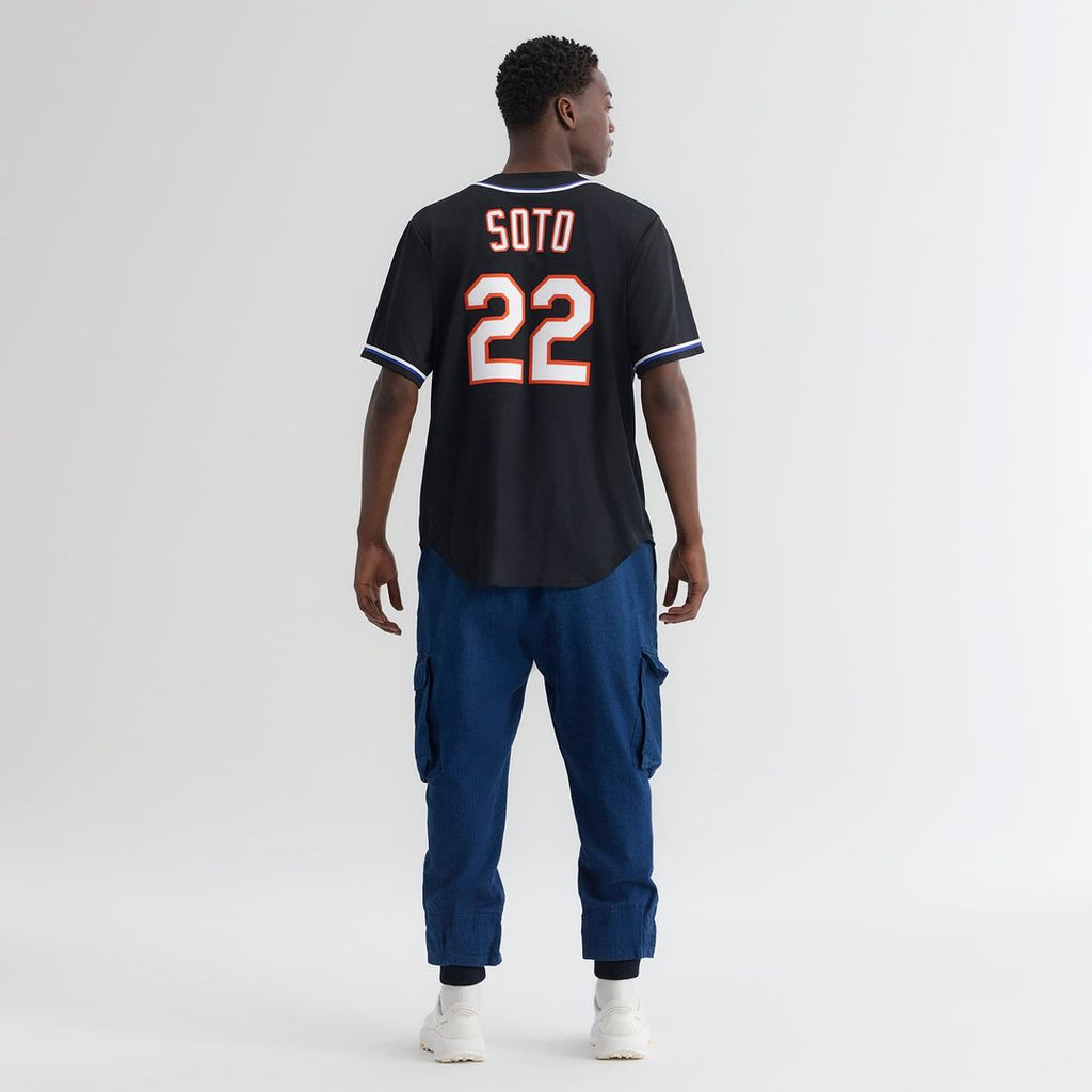 New York Mets Juan Soto Nike Fashion Replica Black Out Jersey product image 5, provided for visual reference and product