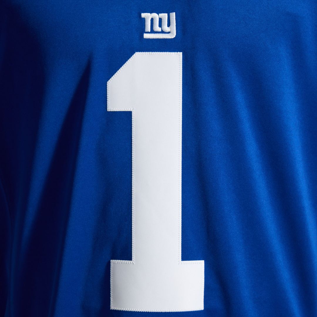 New York Giants Malik Nabers Nike Royal Team Vapor F.U.S.E. Stitched Limited Jersey product image 11, provided for visual