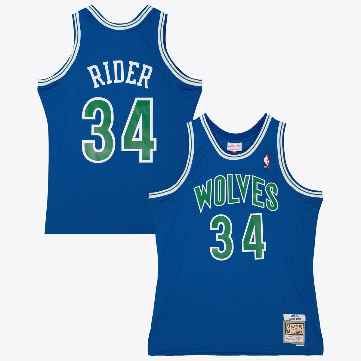 Minnesota Timberwolves Mitchell & Ness Isaiah Rider Jr 1993 Dark Authentic Jersey - Midnight Blue product image 2, provided