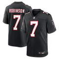 Atlanta Falcons Bijan Robinson Nike Black Throwback Game Jersey product image 1, provided for visual reference and product