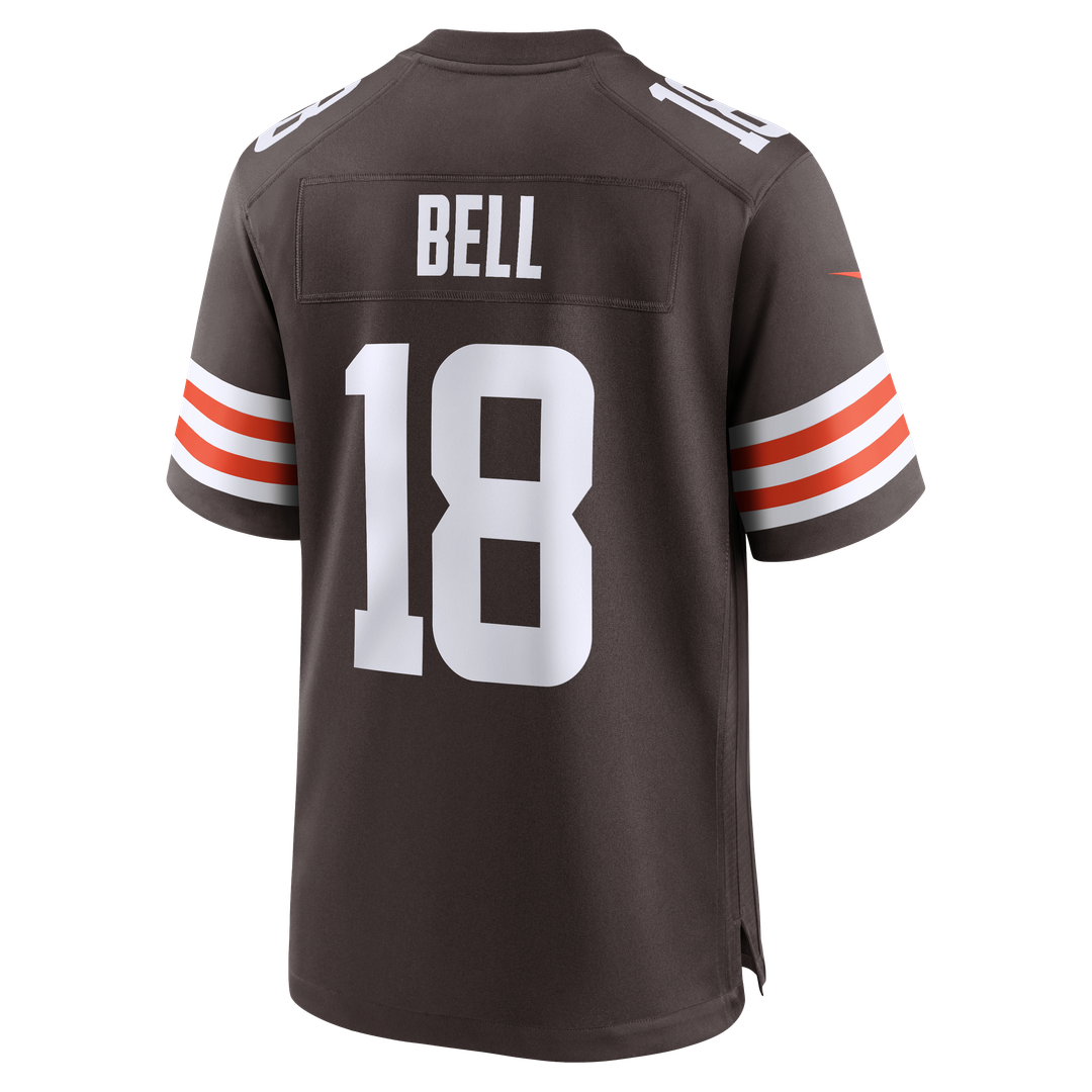 Cleveland Browns David Bell Nike Brown Game Jersey product image 3, provided for visual reference and product detail review