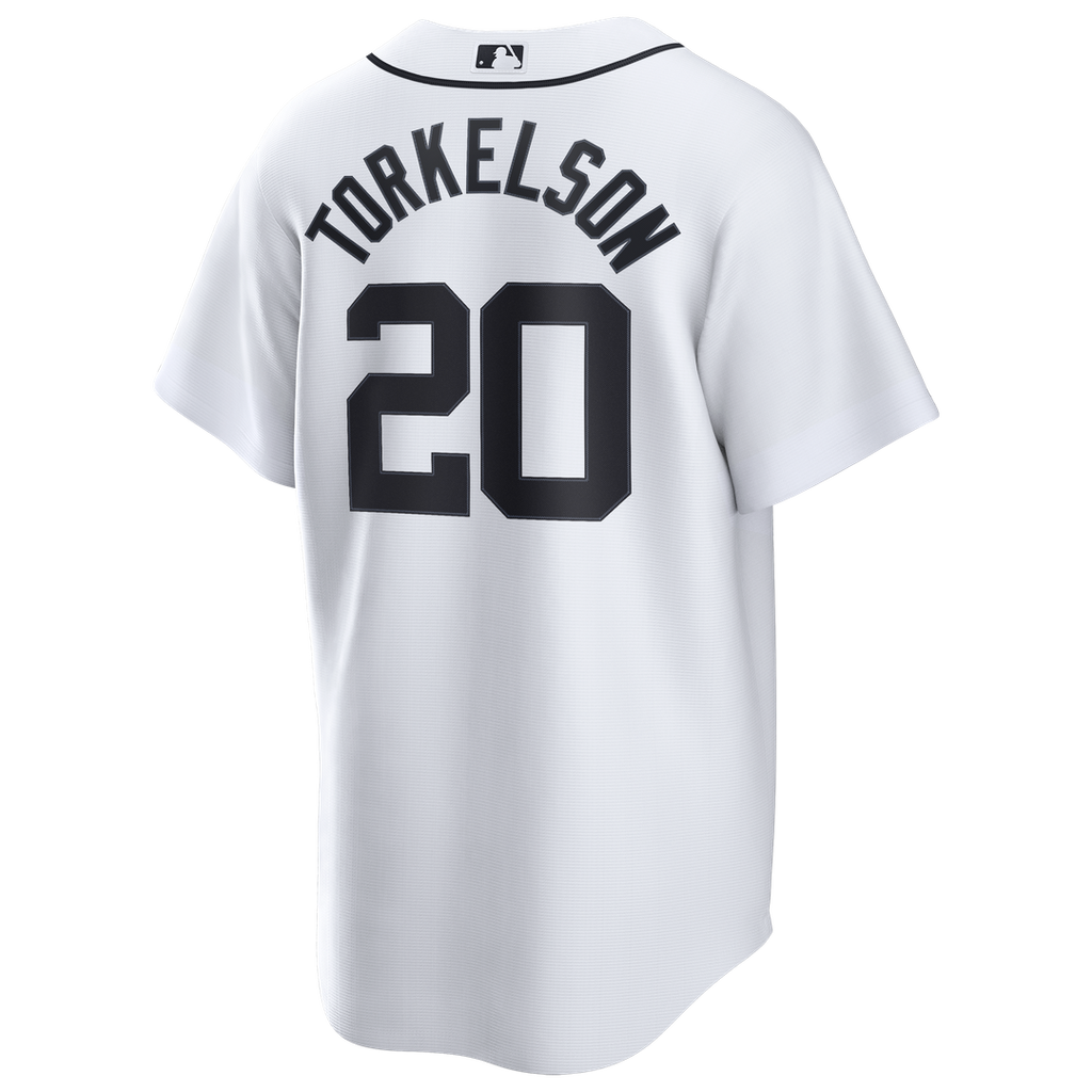 Detroit Tigers Spencer Torkelson Nike White Home Replica Jersey product image 3, provided for visual reference and product