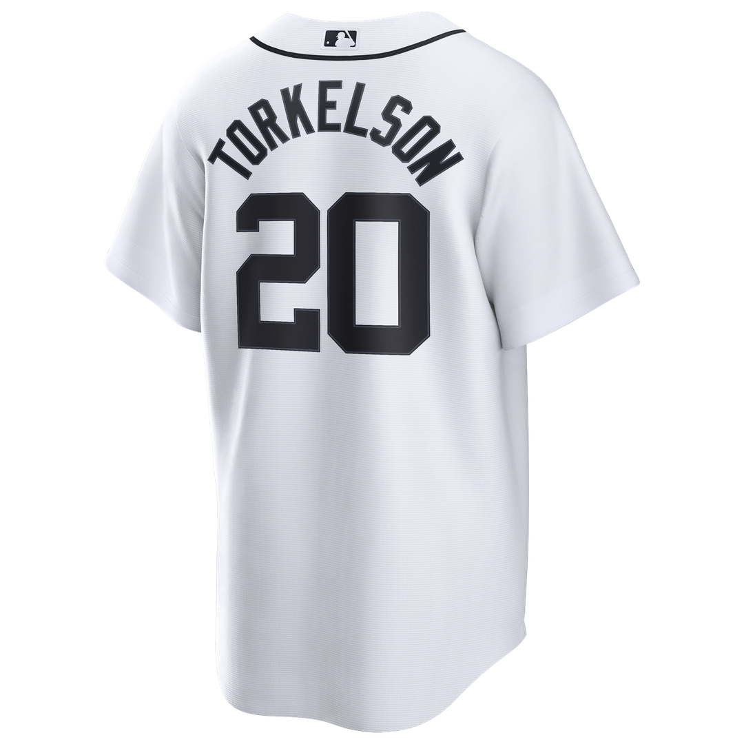 Detroit Tigers Spencer Torkelson Nike White Home Replica Jersey product image 3, provided for visual reference and product