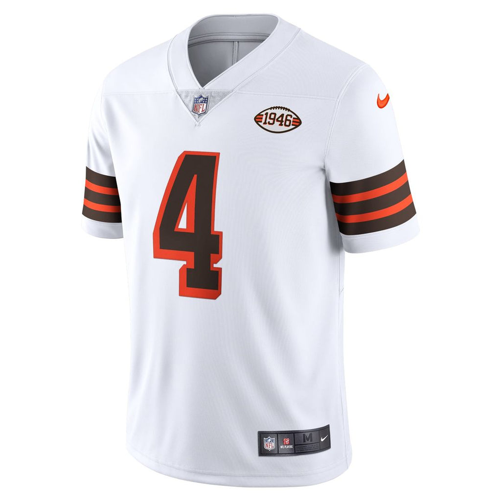 Cleveland Browns Deshaun Watson Nike White 2021 Alternate Vapor Limited Jersey product image 5, provided for visual