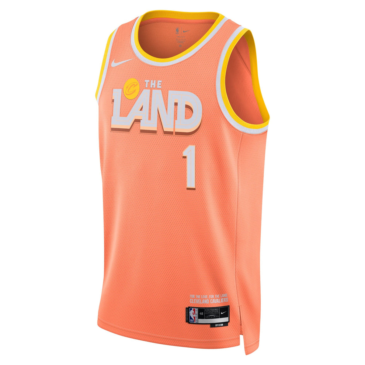 Cleveland Cavaliers Nike 2025/26 City Edition Swingman Jersey - Orange - Max Strus - Unisex product image 3, provided for