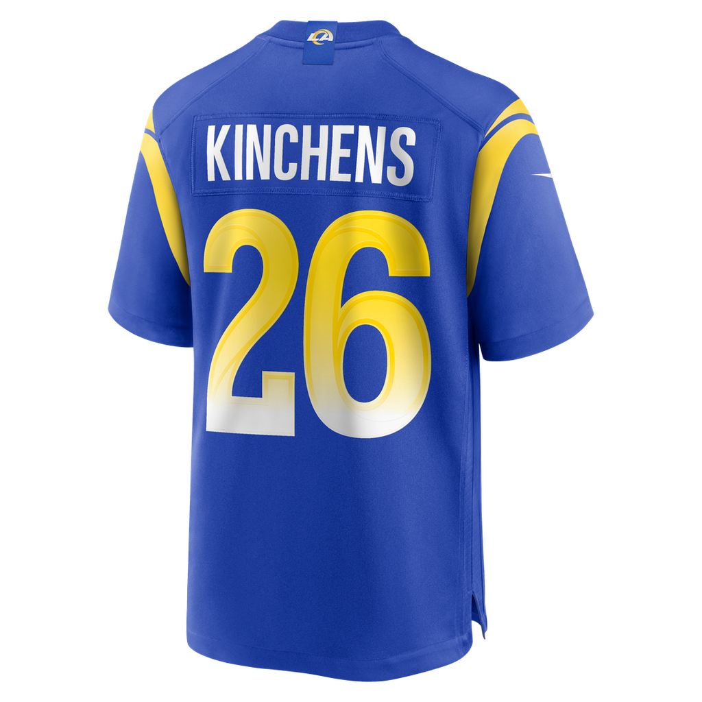 Los Angeles Rams Kamren Kinchens Nike Royal Team Game Jersey product image 3, provided for visual reference and product