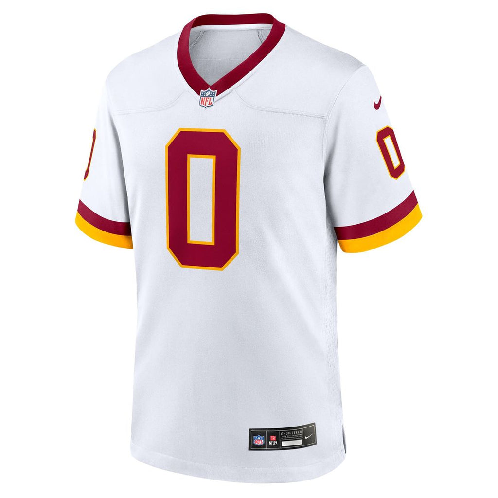 Washington Commanders Mike Sainristil Nike White Game Super Bowl Era Jersey product image 2, provided for visual reference
