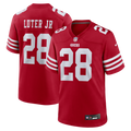 San Francisco 49ers Darrell Luter Jr. Nike Scarlet Game Jersey product image 1, provided for visual reference and product