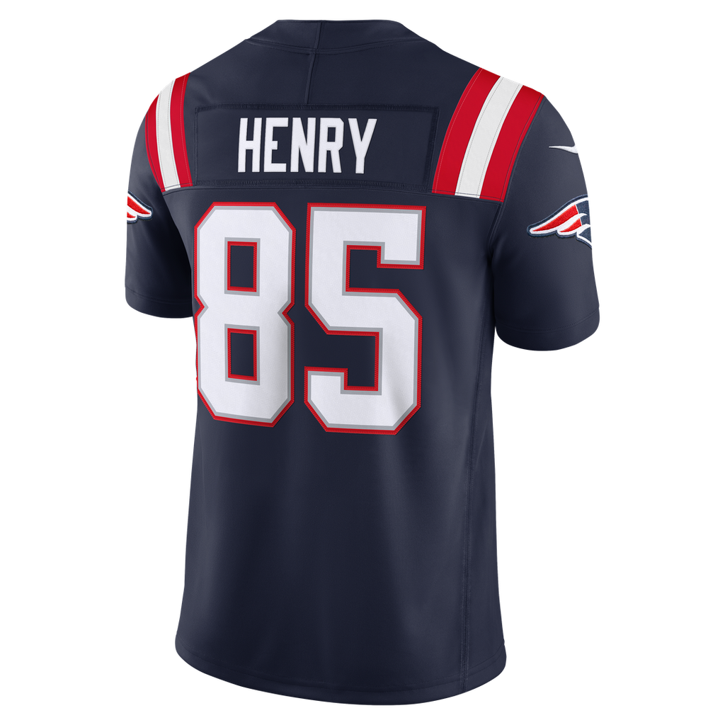 New England Patriots Hunter Henry Nike Navy Team Vapor F.U.S.E. Stitched Limited Jersey product image 3, provided for visual