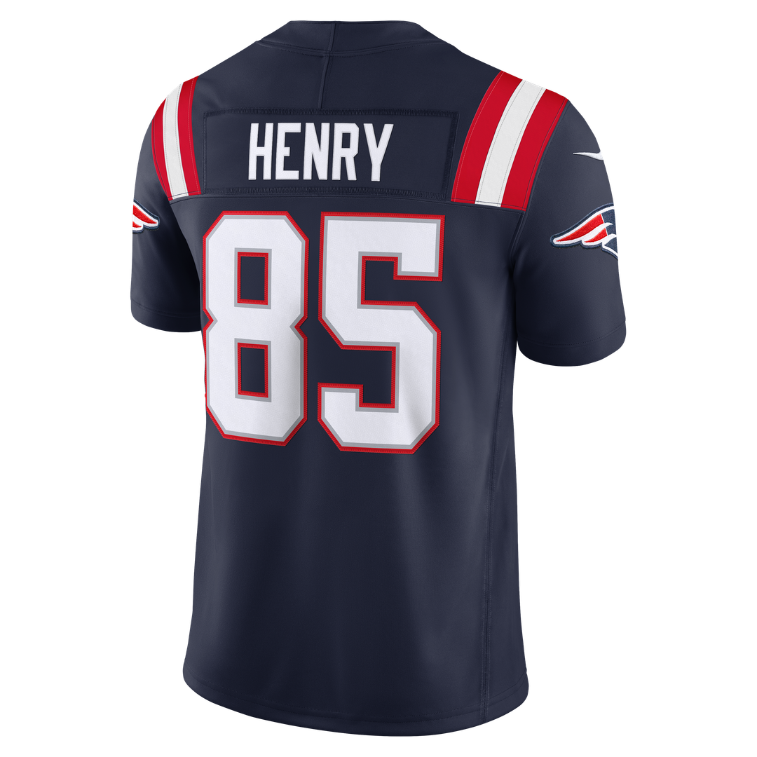 New England Patriots Hunter Henry Nike Navy Team Vapor F.U.S.E. Stitched Limited Jersey product image 3, provided for visual