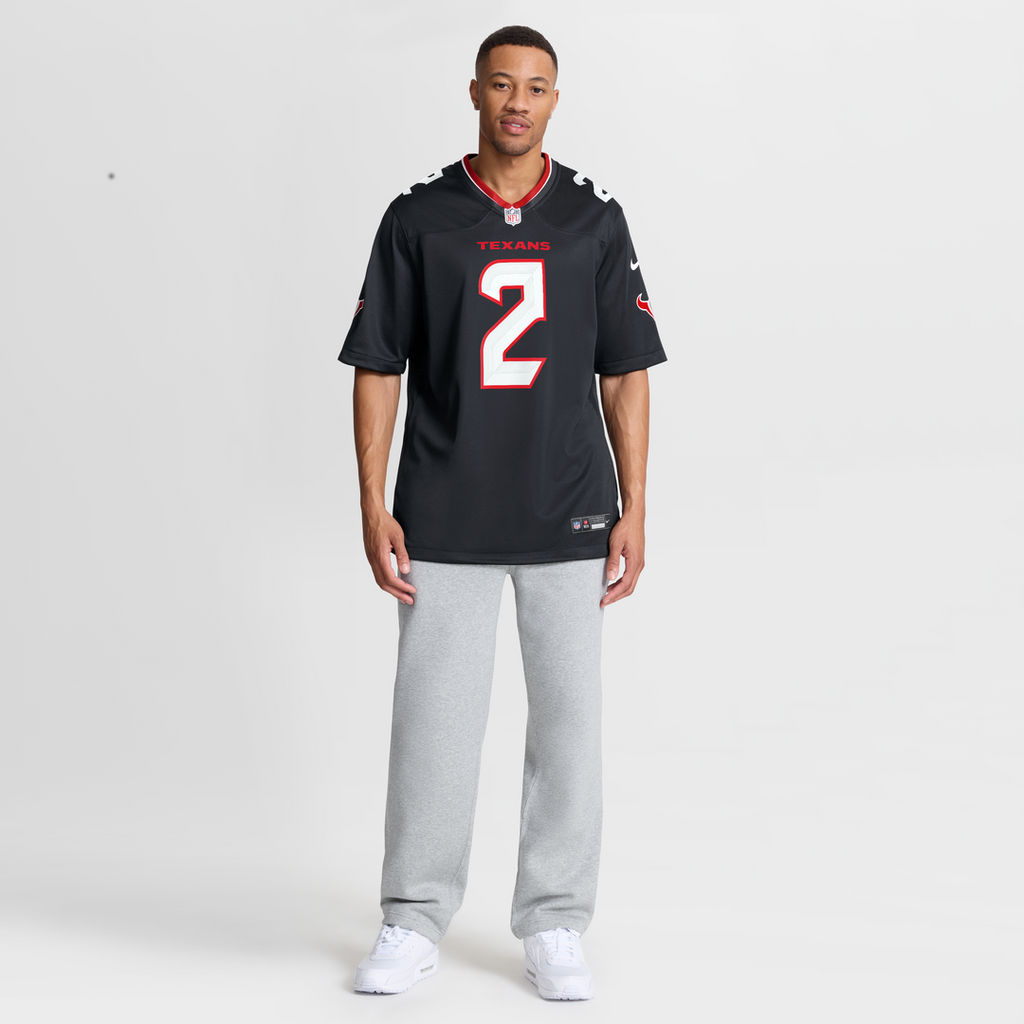 Houston Texans Calen Bullock Nike Navy Team Game Jersey product image 7, provided for visual reference and product detail