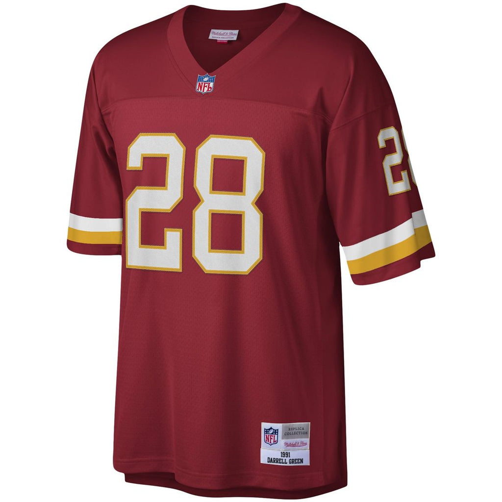 Washington Football Team Darrell Green Mitchell & Ness Burgundy Legacy Replica Jersey product image 2, provided for visual