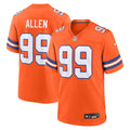 Denver Broncos Zach Allen Nike Orange Alternate Game Jersey product image 1, provided for visual reference and product