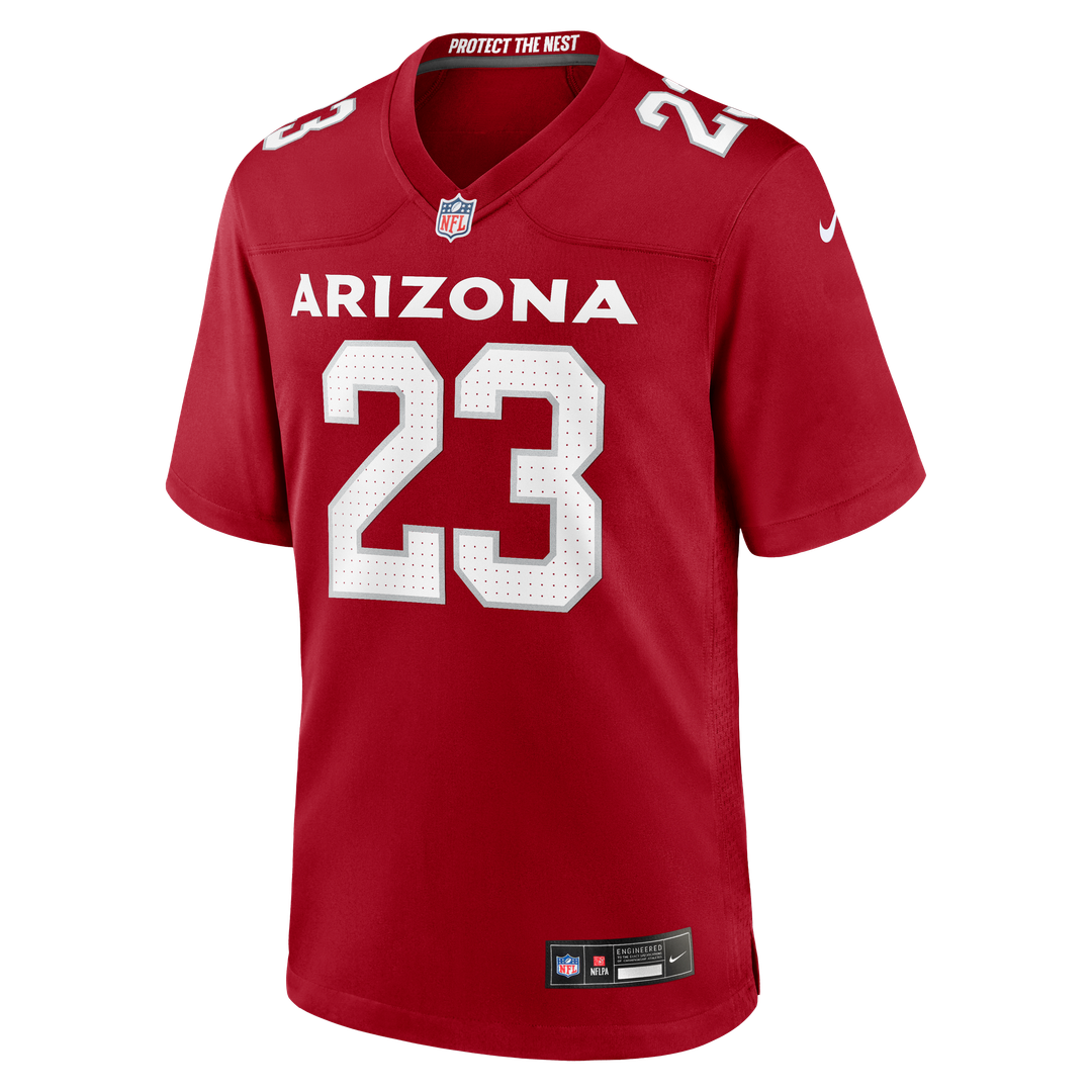 Arizona Cardinals Corey Clement Nike Cardinal Team Game Jersey product image 2, provided for visual reference and product