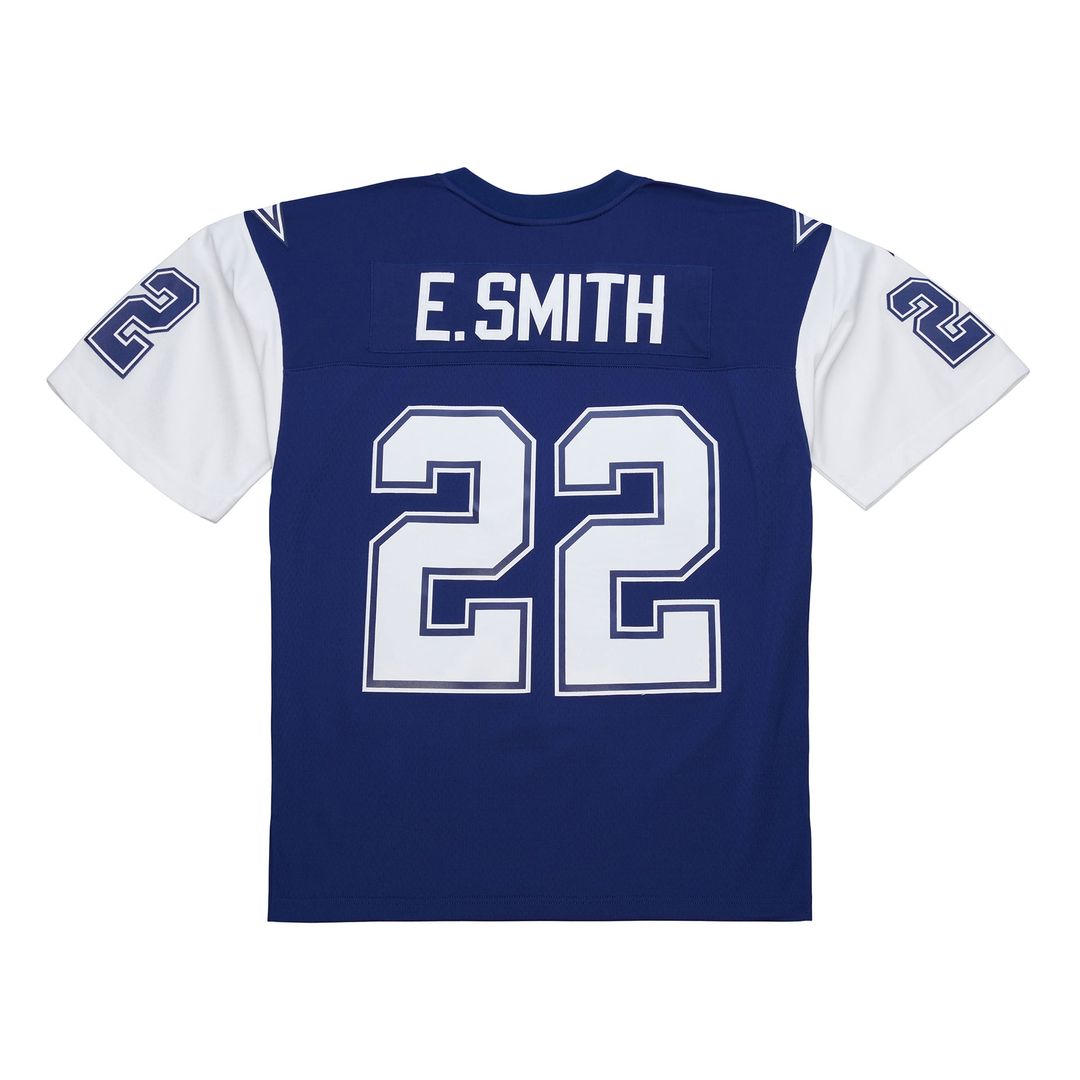 Dallas Cowboys Emmitt Smith Mitchell & Ness Navy 1995 Legacy Replica Jersey product image 3, provided for visual reference