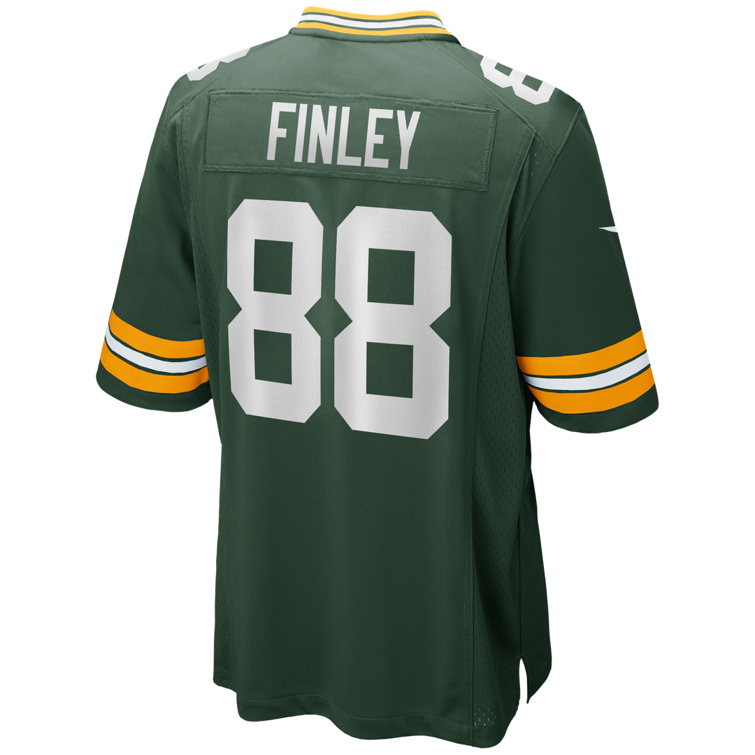 Green Bay Packers Jermichael Finley Nike Green Game Retired Player Jersey product image 3, provided for visual reference and