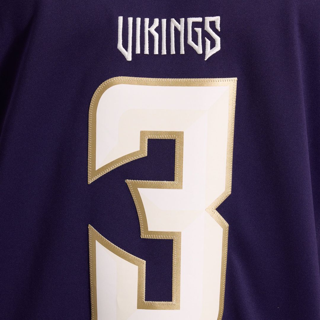 Minnesota Vikings Jordan Addison Nike Purple 2026 Rivalries Collection Stitched Limited Jersey product image 18, provided