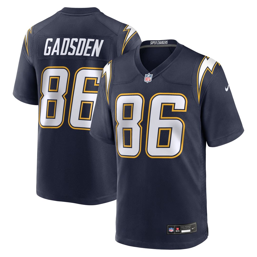 Los Angeles Chargers Oronde Gadsden Nike Powder Blue Team Game Jersey product image 24, provided for visual reference and