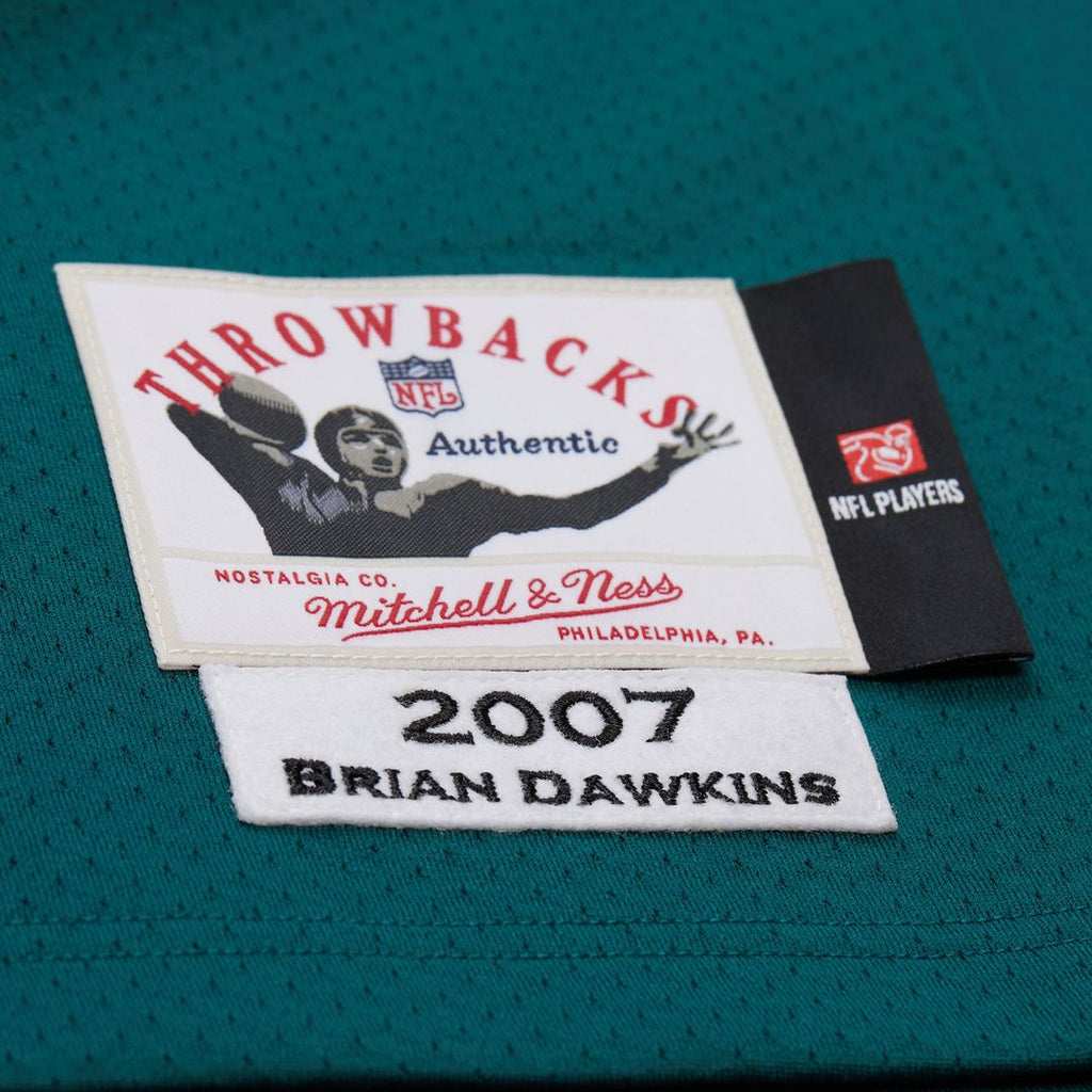 Philadelphia Eagles Brian Dawkins Mitchell & Ness Green 2007 Authentic Throwback Retired Player Jersey product image 5,