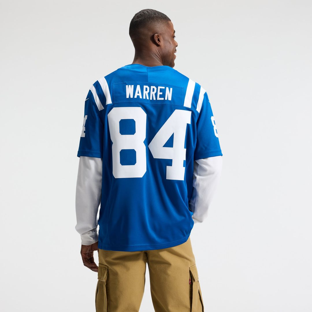 Indianapolis Colts Tyler Warren Nike White Vapor F.U.S.E. Stitched Limited Jersey product image 9, provided for visual