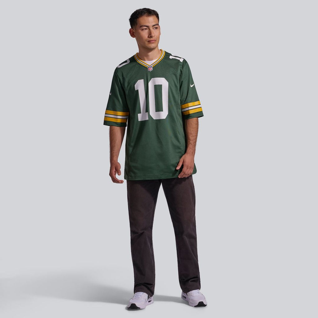 Green Bay Packers Jordan Love Nike Green Player Game Jersey product image 17, provided for visual reference and product