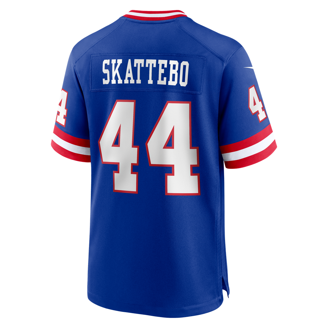 New York Giants Cam Skattebo Nike Royal Alternate 2 Legacy Game Jersey product image 7, provided for visual reference and