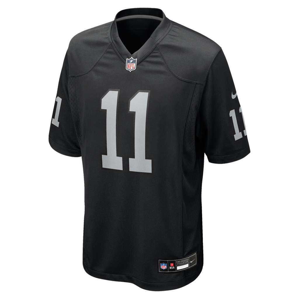 Las Vegas Raiders Jeremy Chinn Nike Black Team Game Jersey product image 2, provided for visual reference and product detail