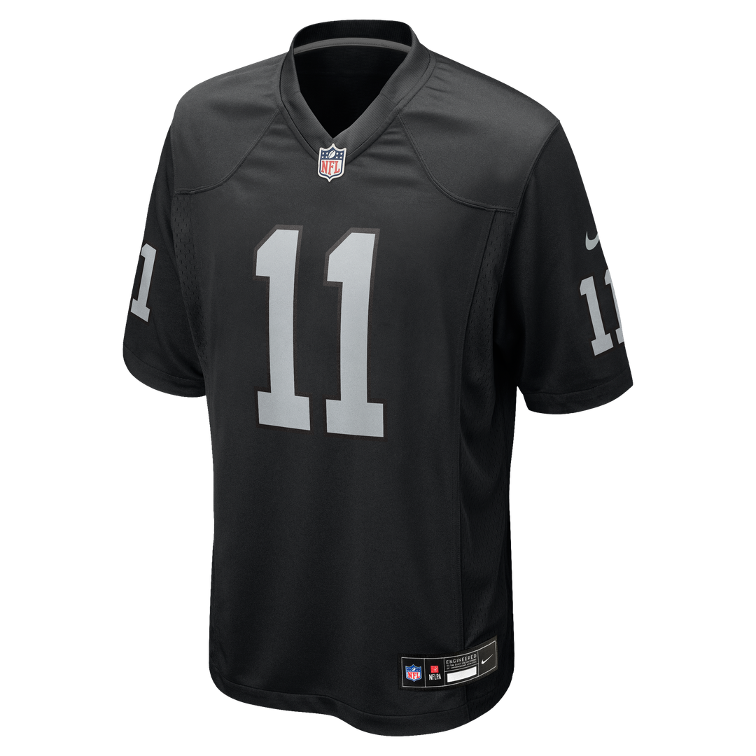 Las Vegas Raiders Jeremy Chinn Nike Black Team Game Jersey product image 2, provided for visual reference and product detail