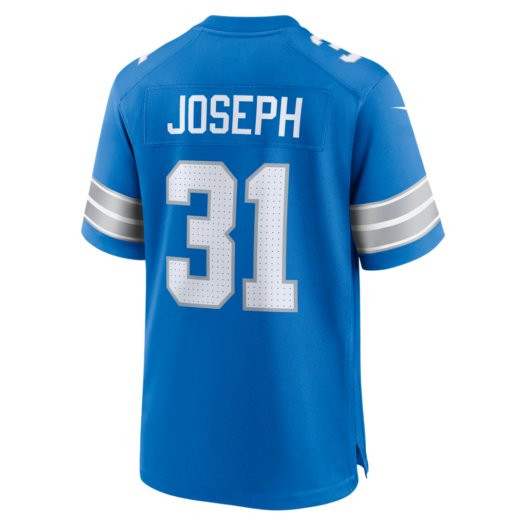 Detroit Lions Kerby Joseph Nike Black Alternate Game Jersey product image 9, provided for visual reference and product