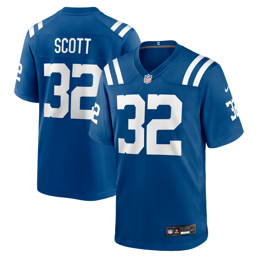 Indianapolis Colts Daniel Scott Nike Royal Team Game Jersey product image 1, provided for visual reference and product
