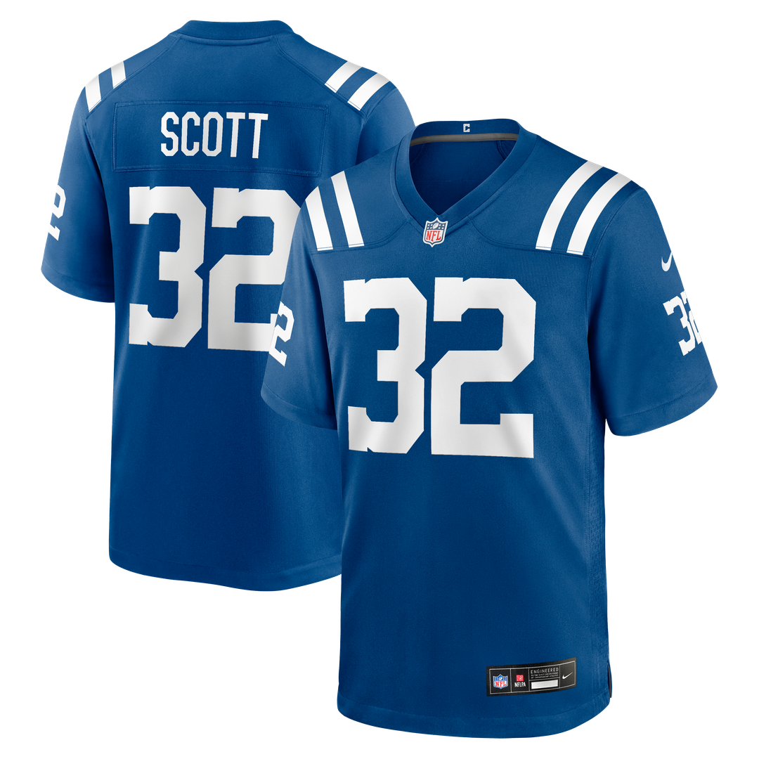 Indianapolis Colts Daniel Scott Nike Royal Team Game Jersey product image 1, provided for visual reference and product