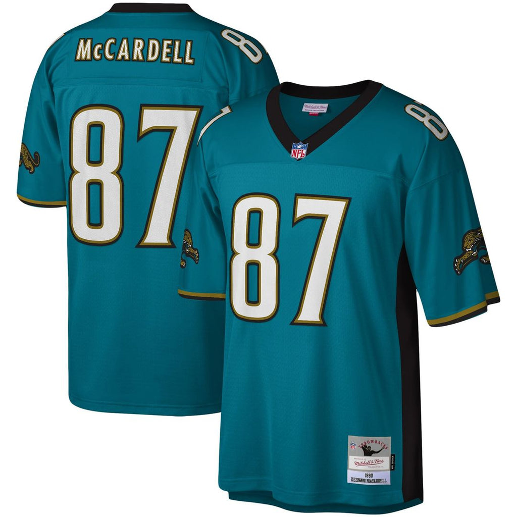 Jacksonville Jaguars Keenan McCardell Mitchell & Ness Teal Legacy Replica Jersey product image 1, provided for visual